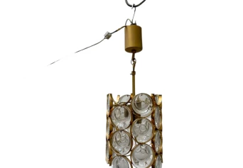 Hollywood Regency Pendant Lamp by Gaetano Sciolari for Palwa Germany, 1970s